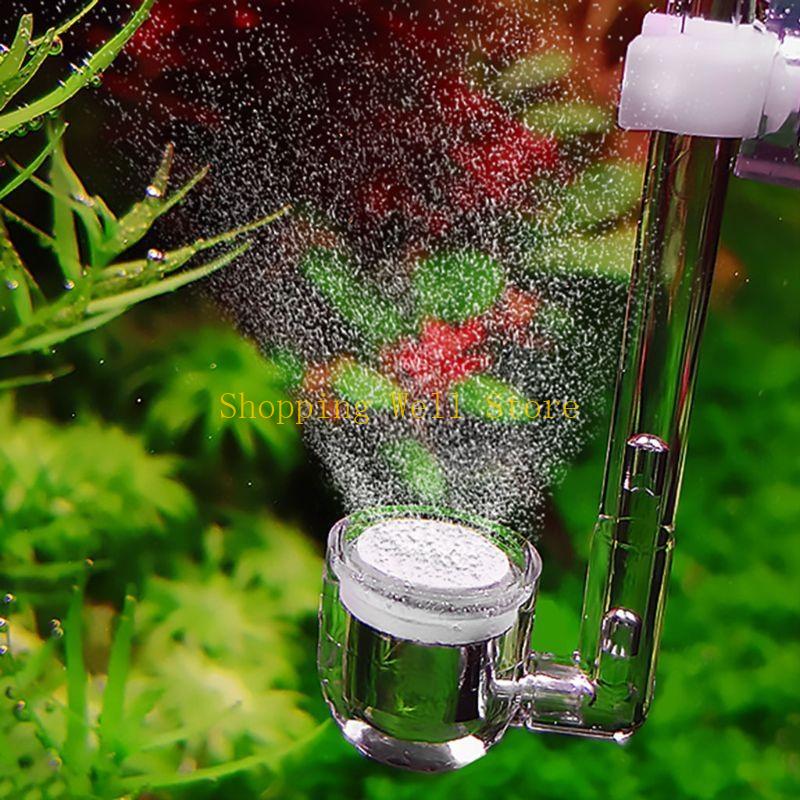 KX4B Acrylic CO2 Diffuser Creat Rich CO2 for Aquarium Plants Transparent for Nano Siz