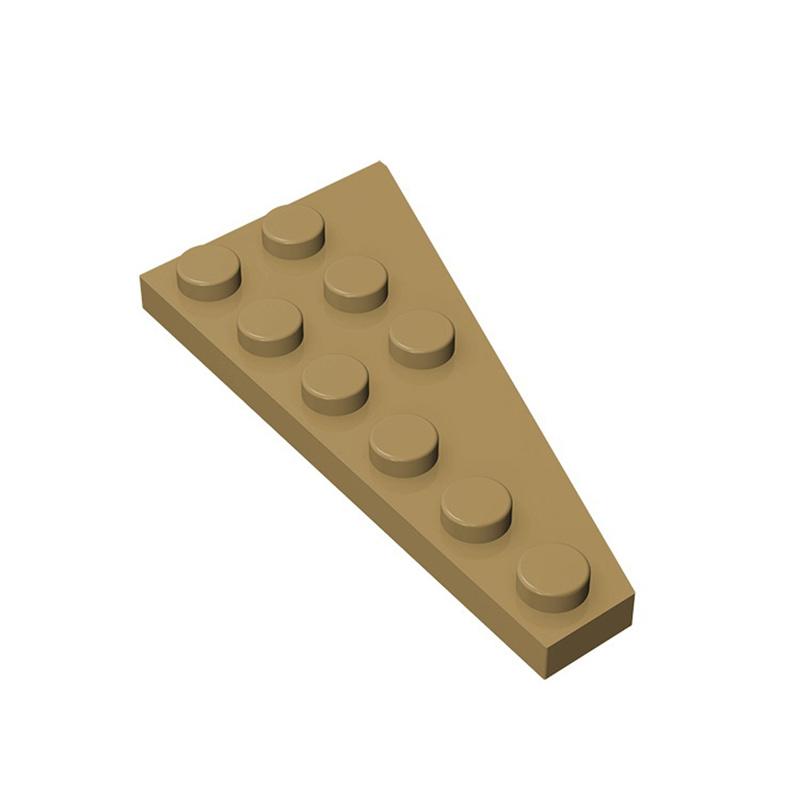 50pcs 54384 Wedge Plate 6 X 3 Left Bricks Collections Bulk Modular GBC Toy For Technical MOC Set Buildings Blocks Compatible