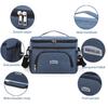 25L Shoulder Lunch Bag with Zip Food Carrier Bag Portable Insulated Cooler Tote  Outdoor