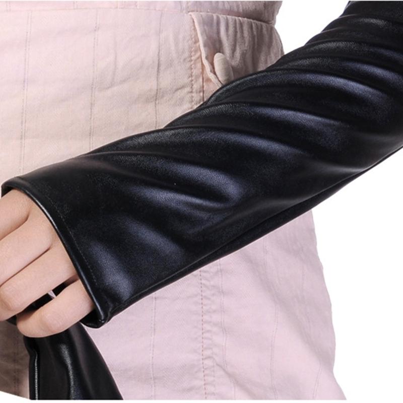 Dark Gloves Nightclub Dancing Gloves Christmas Party Supply Half Finger Stretchy Gloves for Concert Operas