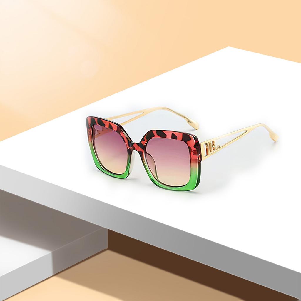 Vintage Sunglasses Men Gradient Lenses Brown White Border Gold Jewelry Brand Sunglasses Luxury Designer Luxury Sunglasses Women