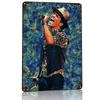 Bruno Mars Personalized D Textured Metal Poster Wall Art Vintage Tin Signs for Decoration Home Decor Items Bedroom Decorations