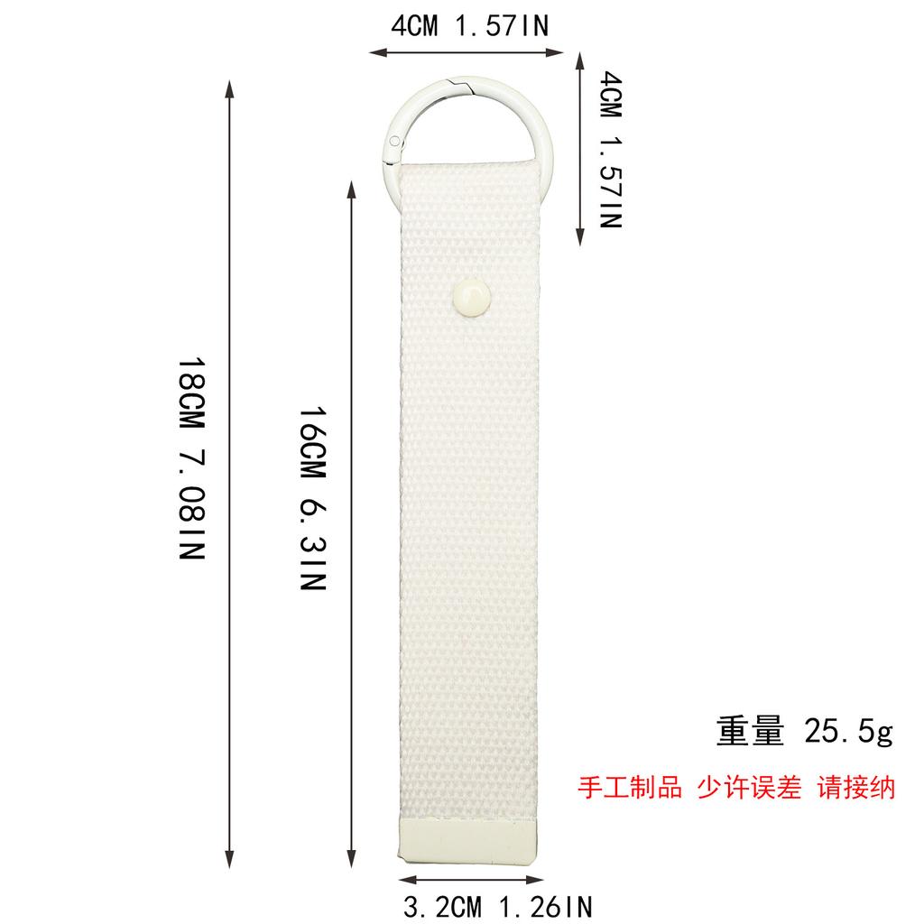 Korean Handmade Webbing Cloth Sticker Diy Pendant Keychain Bag Pendant Dopamine Ins Polyester Pendant