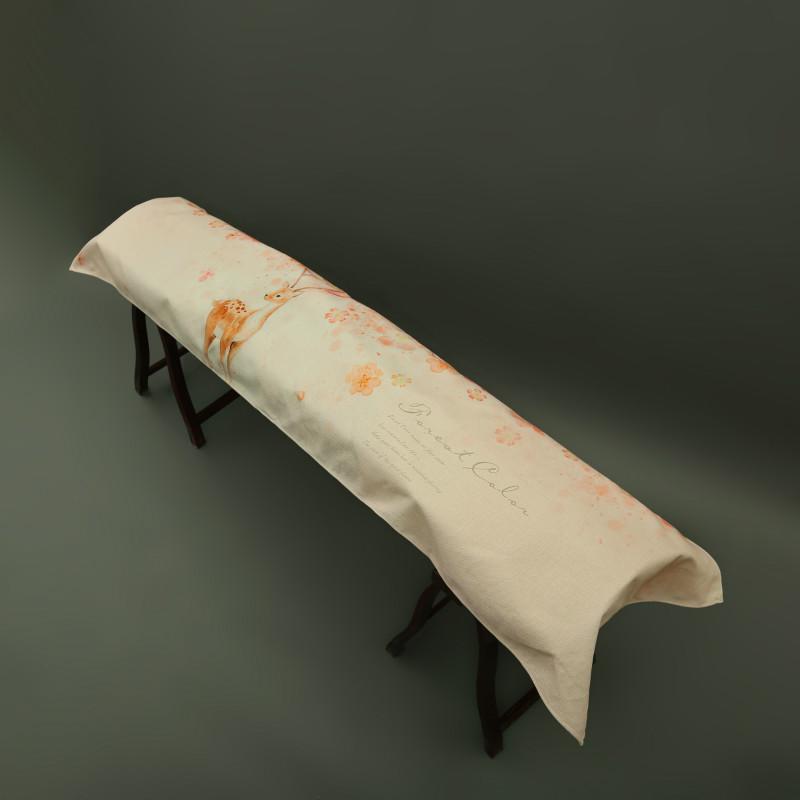 163-165cm Chinese Ancient Style Elegant Guzheng Cover Dust Cover Edge Classical Literary Piano Organ Keyboard Furniture Cover