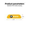 Car Reflective Door Sticker Safety Opening Warning Reflector Tape Decal For BMW X1 X2 X3 X5 X4 X6 X7 iX3 F20 F10 F07 E70 E46 E90