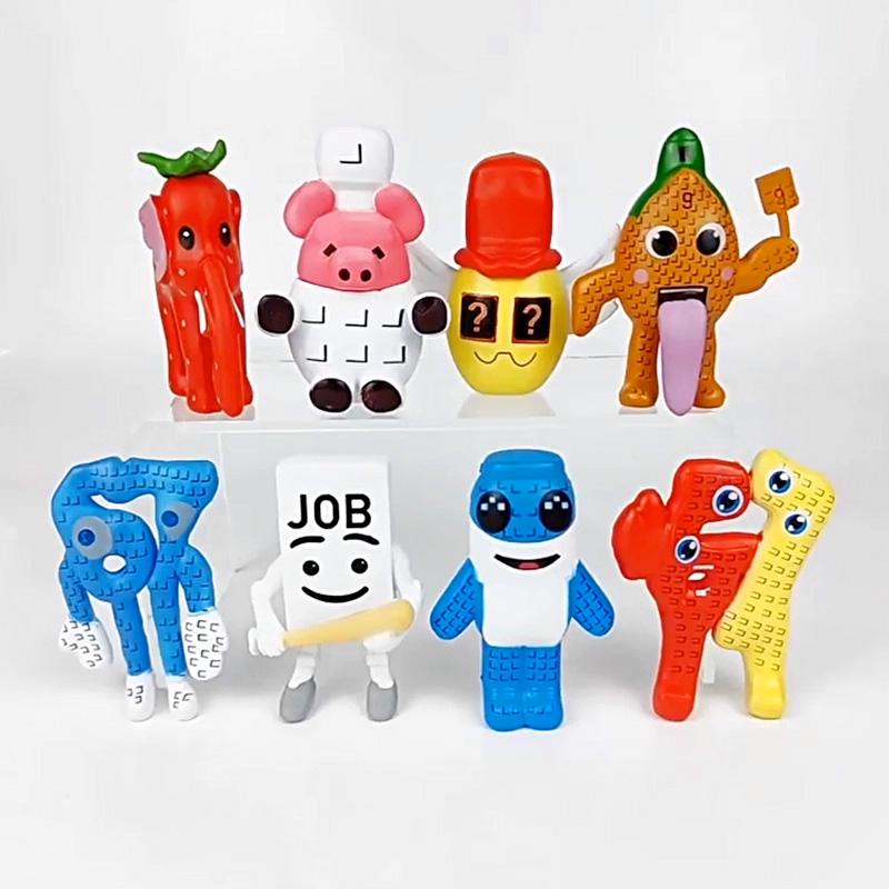 New 8Pcs/Set Steal A Brainrot Game Figure Toys No. 9 No. 67 Anime Model Tongue Figure Toys Figure Christmas New Year Gift
