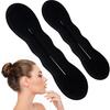 Melodio 2-Piece Black Foam Twister, Bun Maker, Ballet Bun Ring (2 Large)