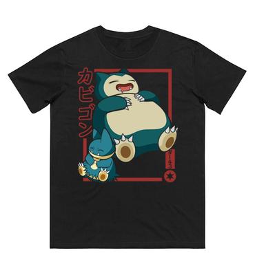 Pokémon Gonbe Evolution Printed Pure Cotton Tshirt for Men and Women SpringSummer New Collection Fashion Short Sleeved Shirt
