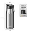Reise-Tee-Infuser-Becher für Wasserflasche mit großem beweglichem Tee-Infuser BPA-FREI TRITAN Kunststoff Trinkflaschenbecher für Sport Outdoor