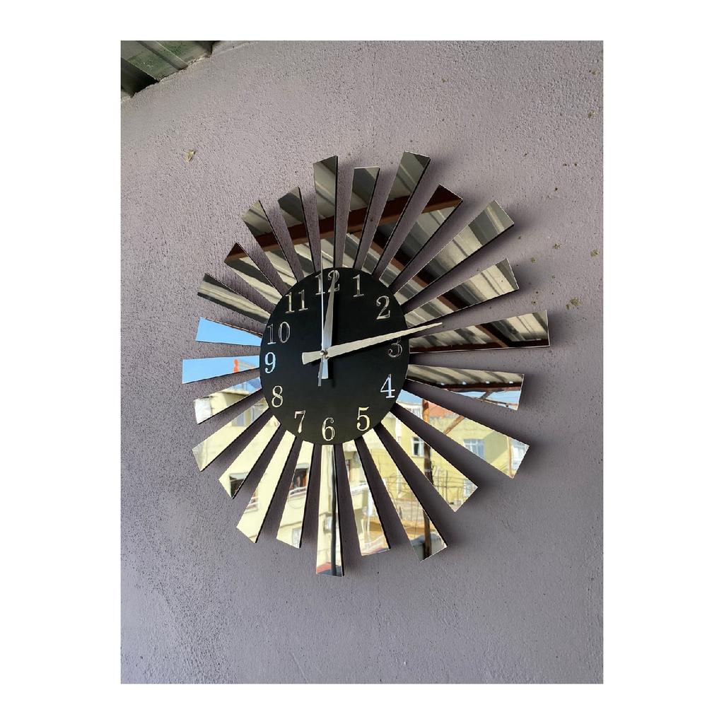Horloge Murale Design Hitman En Plexiglas Noir - Affichage 24h - Neuf