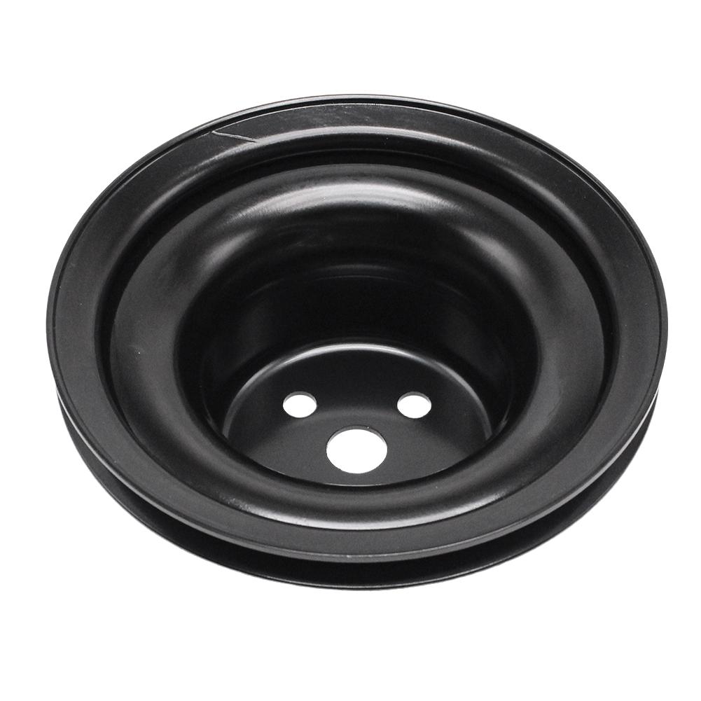 Řemenice vodní pumpy automobilu Jednoduchá 1 drážka Černá ocel Pro Ford Mustang 260 289 302 351W 1965-1969 V88970BK