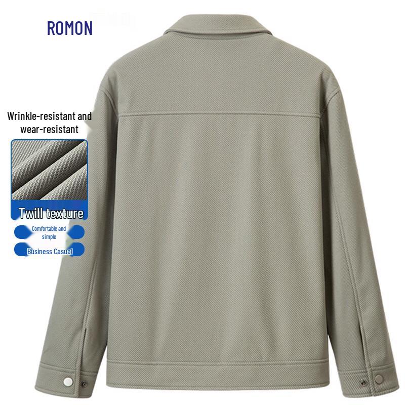 ROMON Men's Business Casual Short Lapel Jacket