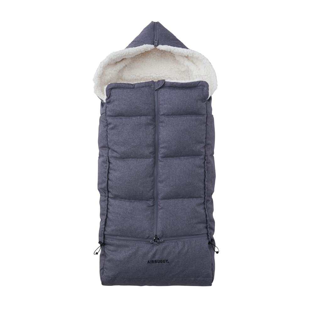 DOWN FOOT MUFF (BASIC LINE) Foot Muff, Basic Line Down, Earth Gray, ABMF0049