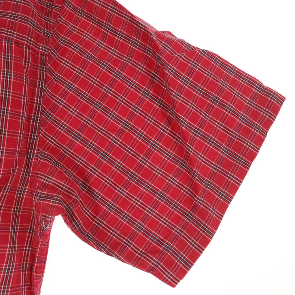 ROUNDTREE & YORKE 90s 00s Old Check Pattern Short Sleeve Button Down Cotton Shirt Men's Used