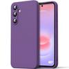 Silicone Case - BOOLING - for Samsung Galaxy A37 5G - Slim Anti-Scratch Dark Purple