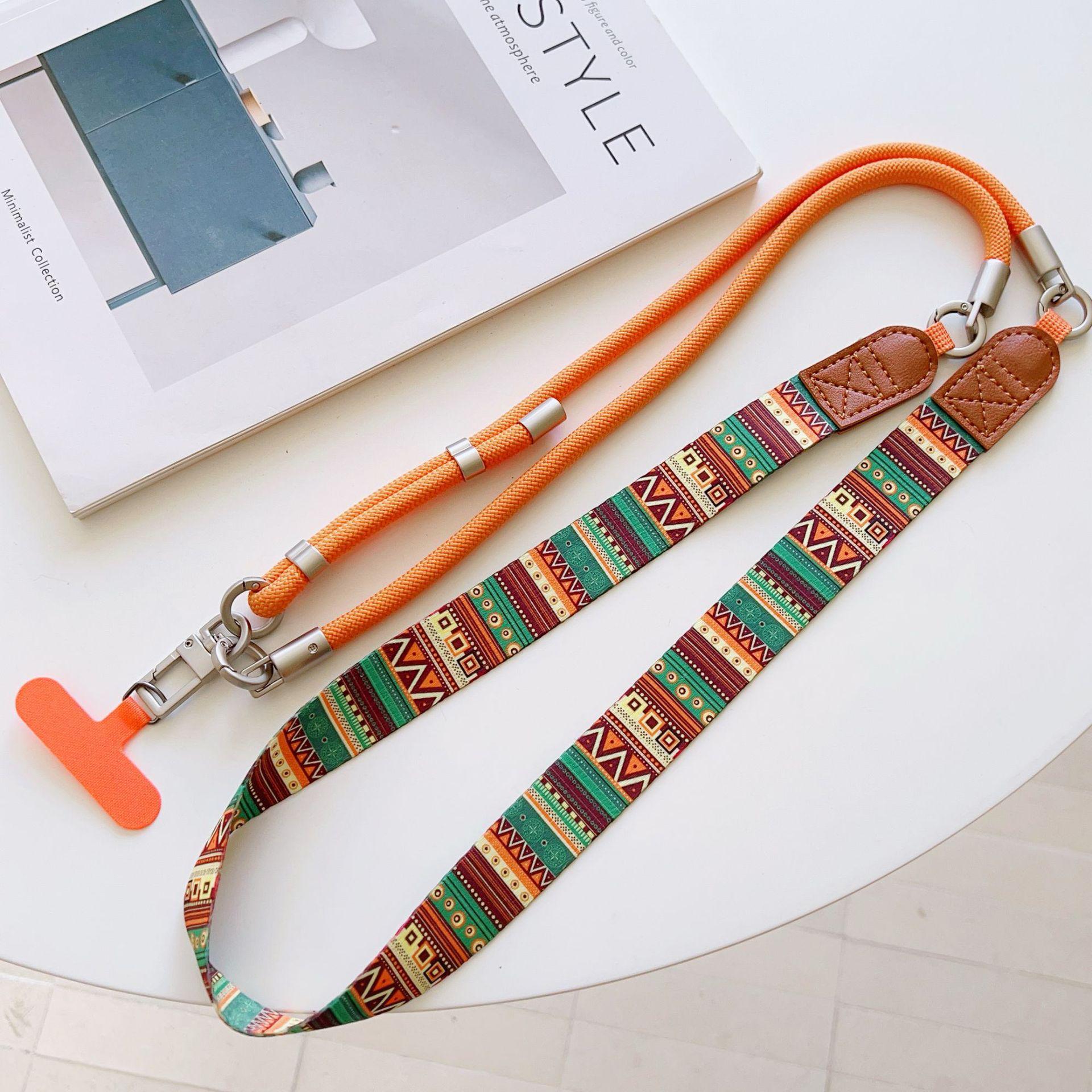 Premium Retro Adjustable Phone Lanyard and Retractable Neck Strap