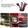 Wiring Harness Kit for LED Light Bar Heavy Duty Fuse Relay Illuminated On Off Switch Security Harness Protecting LED Light Bar