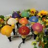 Solar Garden Light, New Solar Mushroom Light with 8 Cracked Mushrooms, Outdoor Landscape Lighting, Colorful Garden Decorative Light