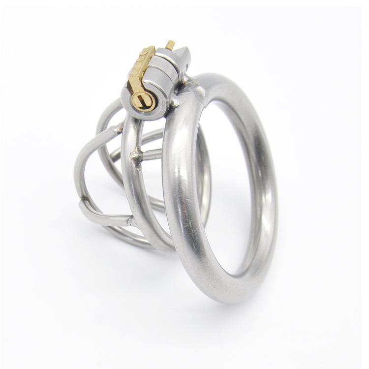 Super Small Stainless Steel 3 Size Bird Cock Cage Lock Adult Game Metal Male Chastity Belt Device Penis Ring Sex Toys For