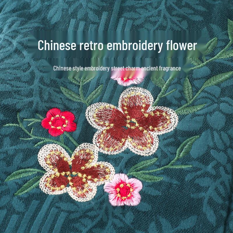 Elderly Women's Plus Velvet Winter Cotton Jacket