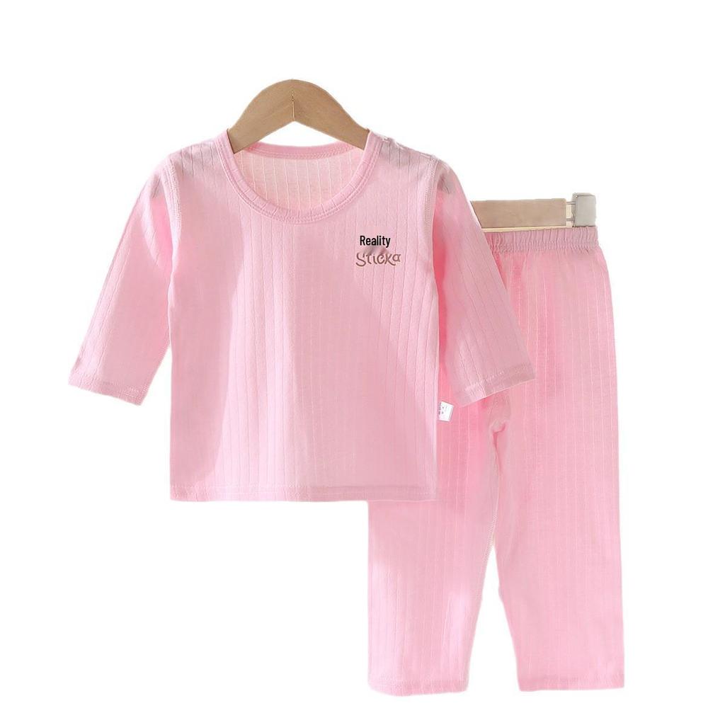 A-Grade Cotton Summer Pajamas Set for Babies & Children - Lightweight, Air-Conditioned Sleepwear