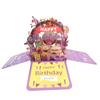 Bouquet Flower 3D Pops-up Bouquet Happy Birthday Greeting Card Fashion Paper Flowers