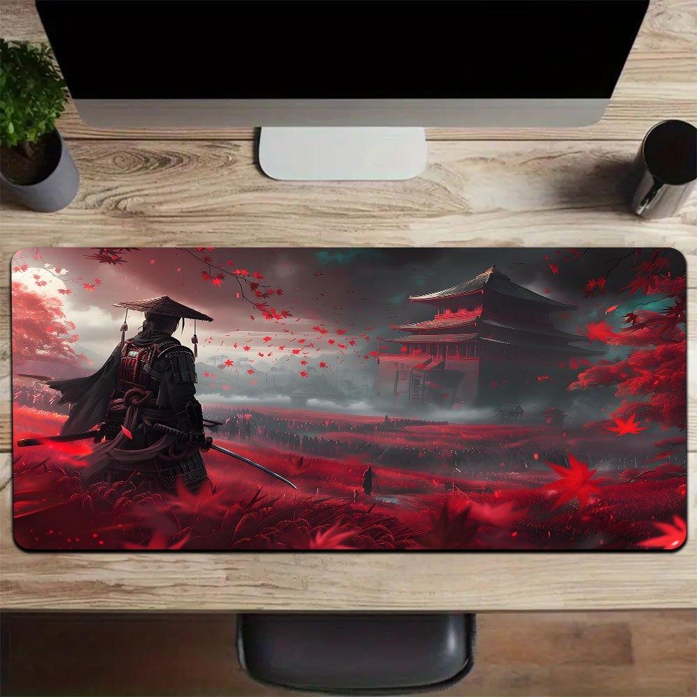 1pc Japanese samurai Large Mouse Pad computer mat Desk Mat keyboard mat Office Gaming Table Mat