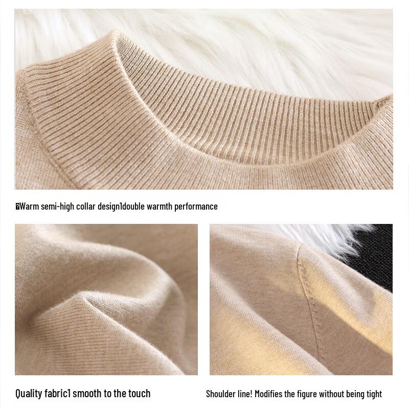 VANCL Men's Thermal Mock Neck Knit Sweater