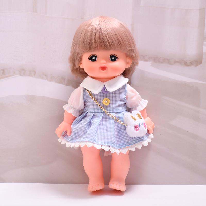25cm Milu Tang Dynasty Doll Clothing Set - Changeable Top and Overalls