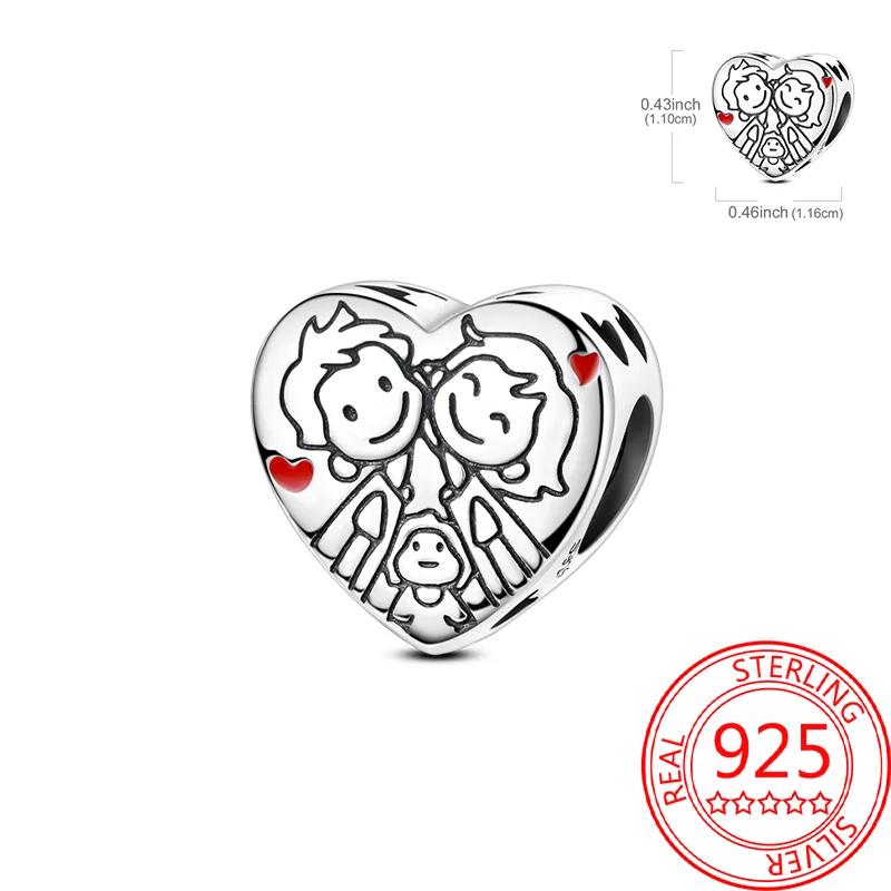 

copper Silicone Spacer Bead Stopper Clip Charm Bead Charms Colorful Family Love Bead Charms Compatible With Authentic Bracelets Do It Yourself Jewelle