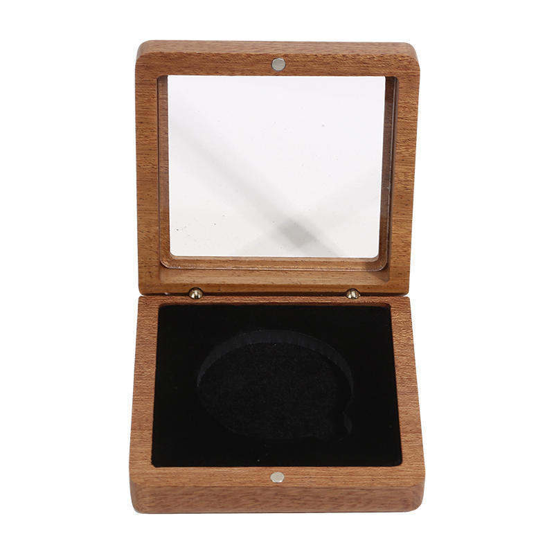Wooden Storage Box for Ancient Coins & Commemorative Medals Collection Display Case Protector Organizer for Collectors