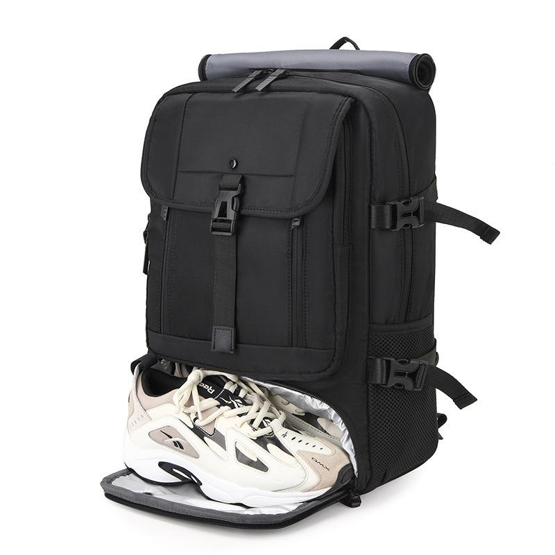 Men's Water-Resistant Business Travel Laptop Backpack, Large Capacity, Multi-Functional, Perfect for Short Trips