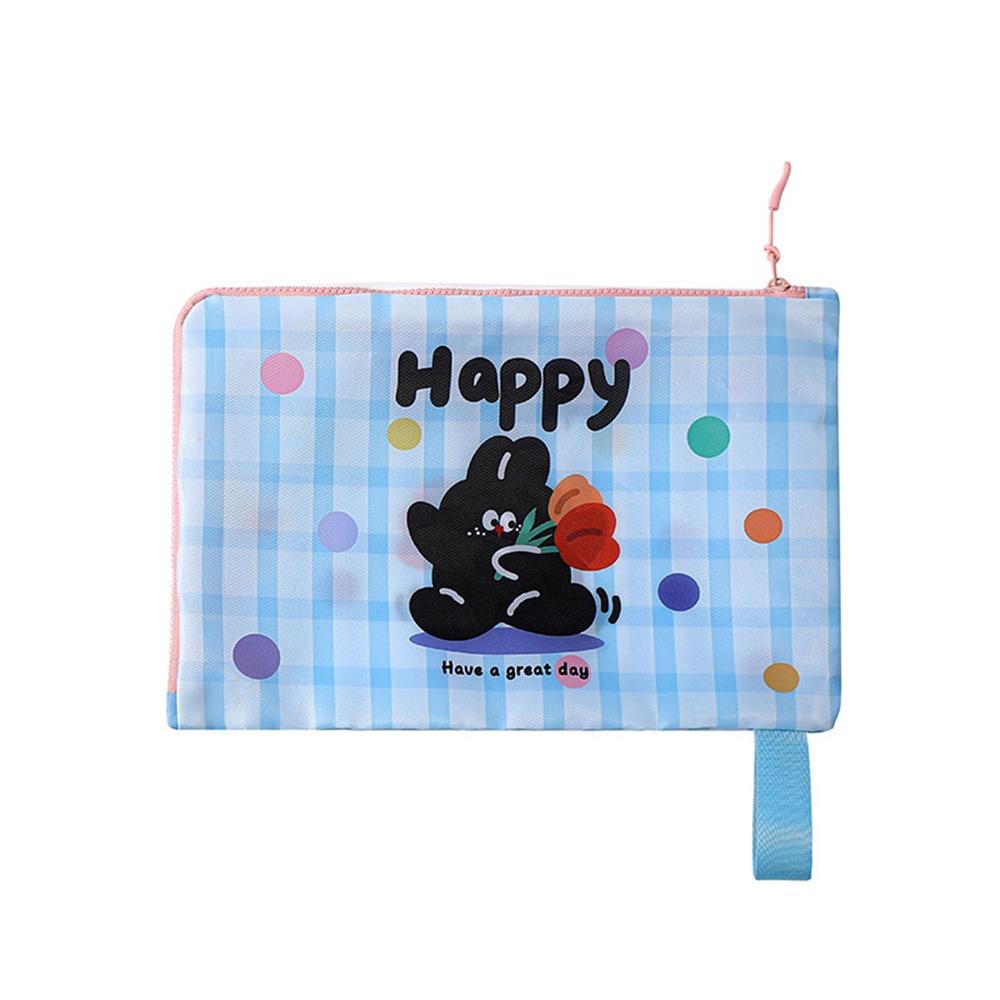 

Дорожная сумка для хранения большой вместимости, водонепроницаемая косметичка, милая сумка для нижнего белья и носков Blue-M