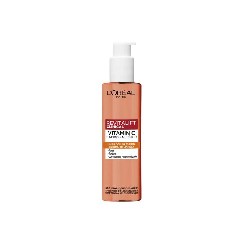 Loreal Paris C , Pore Shrinking Antioxidant Exfoliation Vitamin C Salicylic Acid Cleanser - 150ml