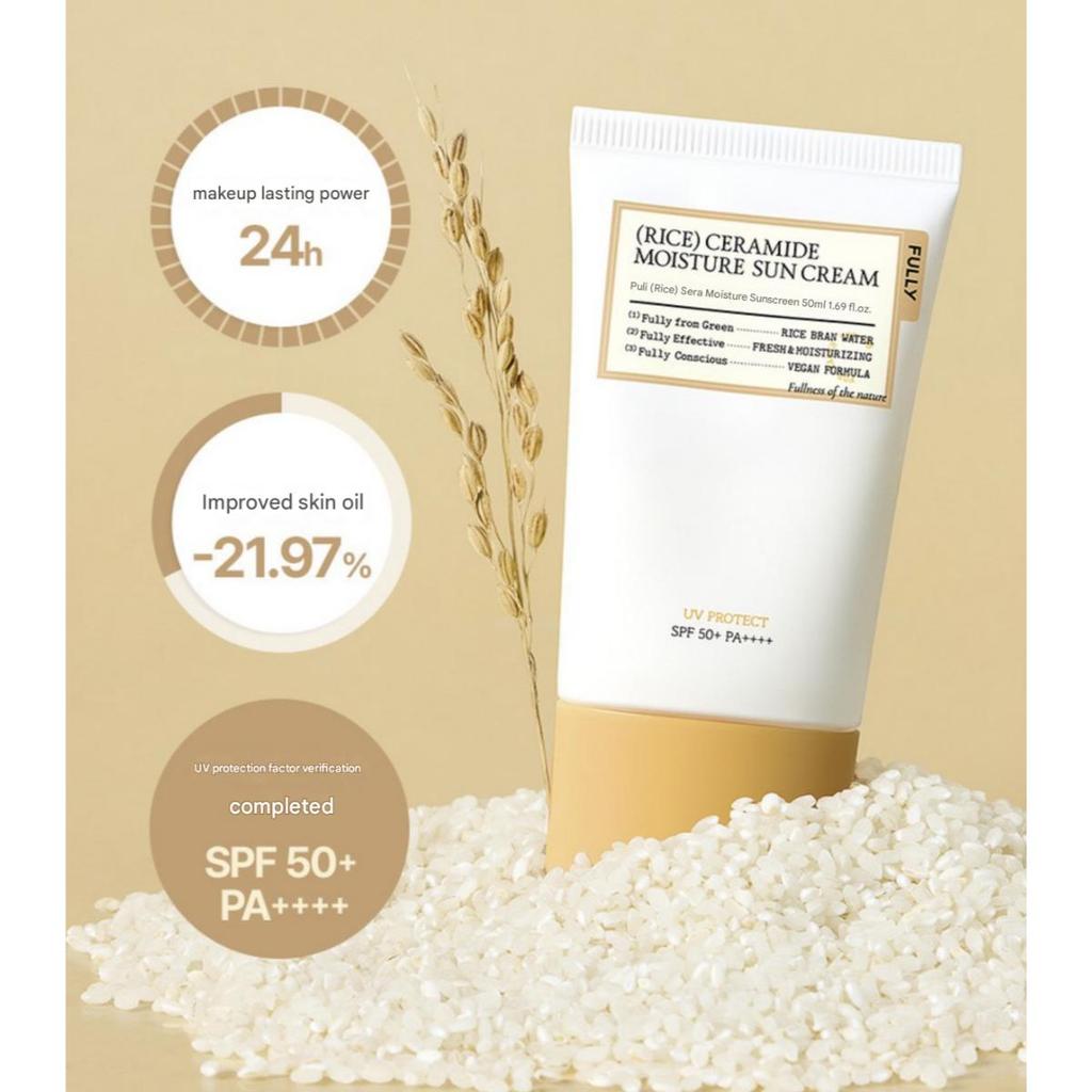 FULLY Rice Ceramide Moisture Sun Cream  50ml