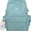 School Bag Female College Student Solid Color Large-Capacity Backpack Multi-Layer Strong Middle And High School Student Backpack