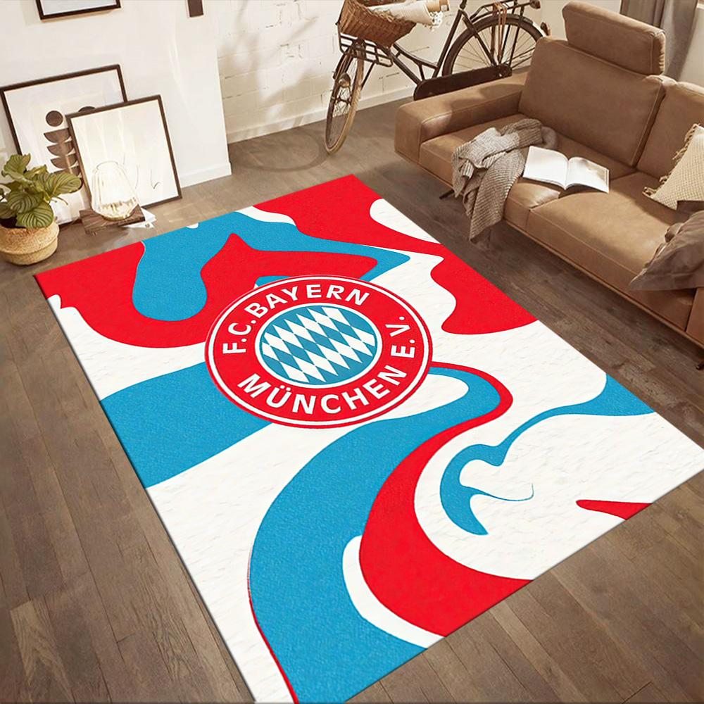 Bayern Munich Floor Mat Perfect for Living Rooms Entryway Foyer Playrooms Antislip Carpet Decorate Offices Wedding Party Gift