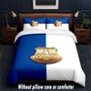 Everton Football Design Bed Bedding Set 1 Duvet Cover + 2 Pillowcases Soft Breathable Household Bed Linens