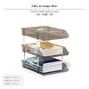 Multi-layer PET Organizer Box Open Front Design Desktop Shelf for Kids Study and