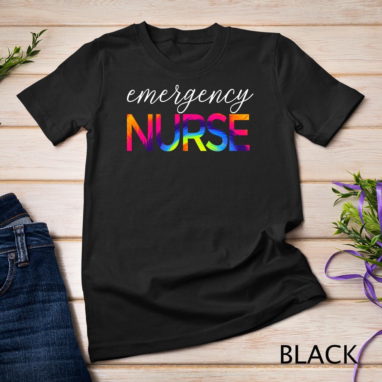 Emergency Nurse Day Life ER Nurses Week Healthcare Nursing Unisex T-Shirt Mens Womens Tees Top S