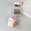 Cute Cartoon Niche Mobile Phone Airbag Bracket Wind Makeup Mirror Paste Ring Girl Heart Cute