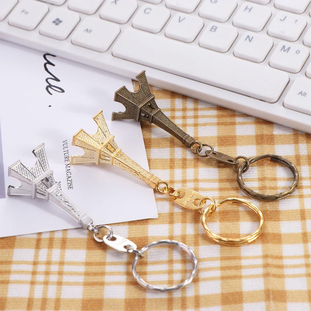 Fashion Eiffel Tower Bag Pendant Zinc Zinc Alloy Paris Keyring Creative France Tower Keychain  Backpack Decor