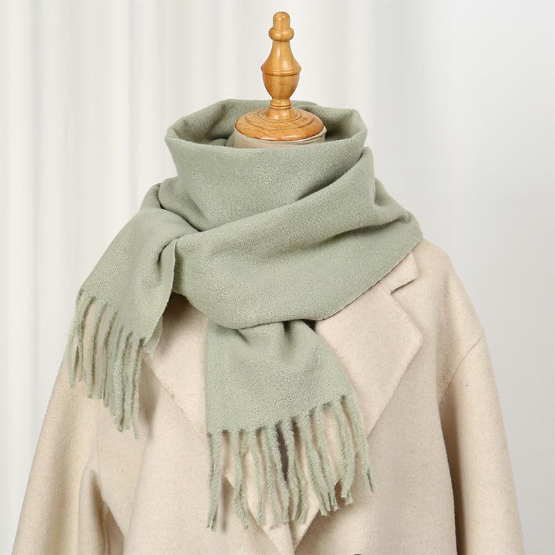 New Winter Shawl Scarves Wrap 2025 Design Cashmere Scarf Women Warm Fashion Pashmina Femal Poncho Neckerchief Echarpe Bandana