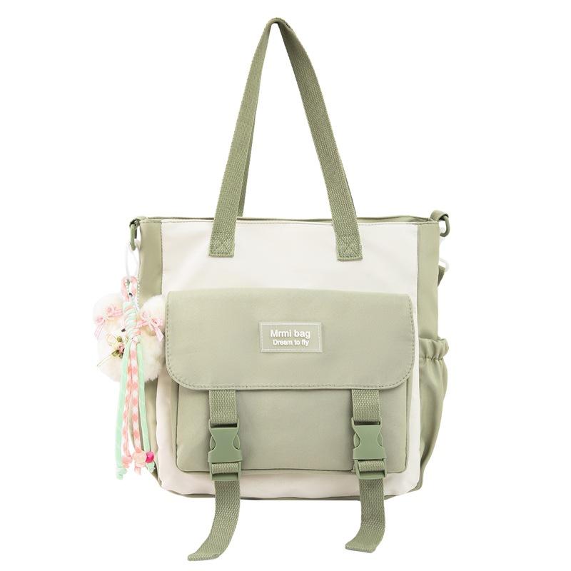 Zaino Scolastico Grande Capacità Abbinamento Colori Zaino Scolastico per Studenti 1011 Stagione Scolastica Inizio Autunno Zaino per Studenti delle Scuole Medie Versione Coreana Tempo Libero