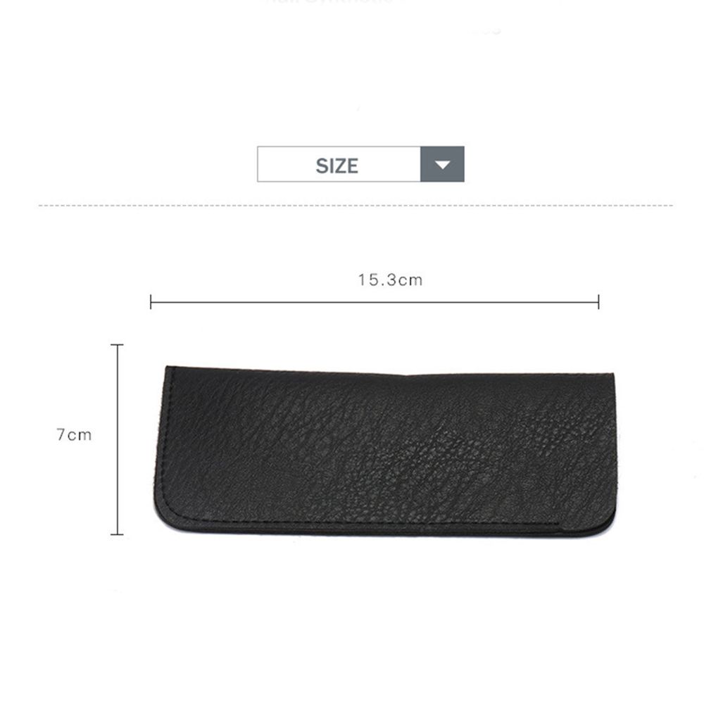 Eyewear Container Waterproof Soft Leather Glasses Bags Glasses Storage Glasses Box Sunglasses Bag