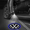 2Pcs Car Door Welcome Light HD LED Projector Welcome Light For Volkswagen Scirocco POLO Tiguan Passat B5 B6 B7 Golf EOS Jetta MK6 Octavia