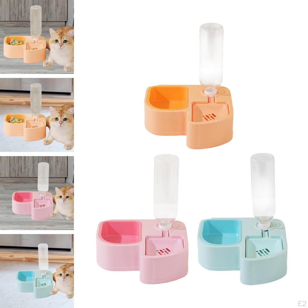 Bowls - Easy Clean 2-in-1 Water and Food Bowl Set for Small Pets
