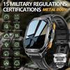 New Military GPS Smartwatch Men 10ATM IP69K Waterproof Smart Watch Compass Altimeter Air Pressure 530mAh Bluetooth Call Watches
