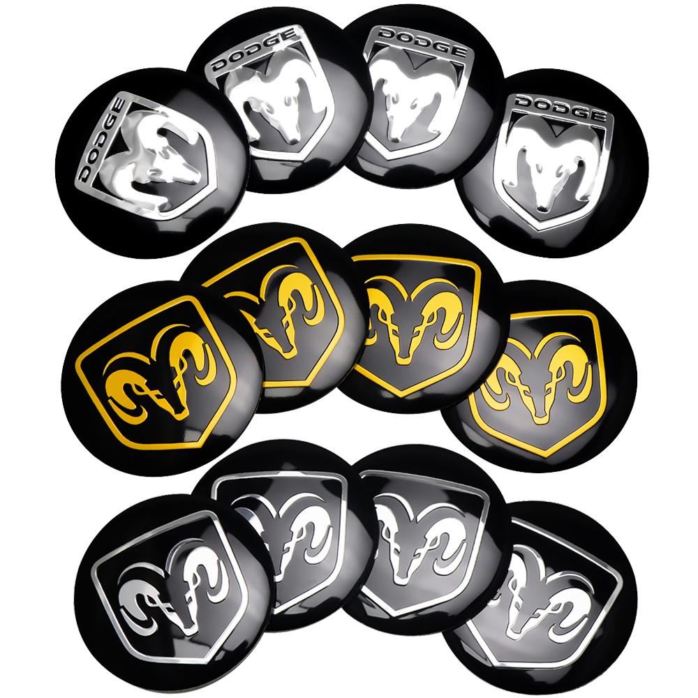 4PCS 56mm 60mm Car Wheel Center Cap Logo Hub Badge Rims Cover For Dodge Durango Dakota Neon Caliber SXT Nitro Ram1500 Avenger