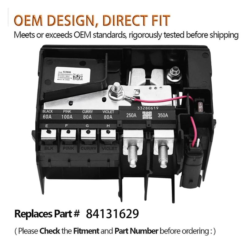 Blokada bezpieczników komory silnika rozdzielczej akumulatora dla Malibu 1.5 2.0 16-20 23316250 84043589 Pokrywa rozdzielcza akumulatora